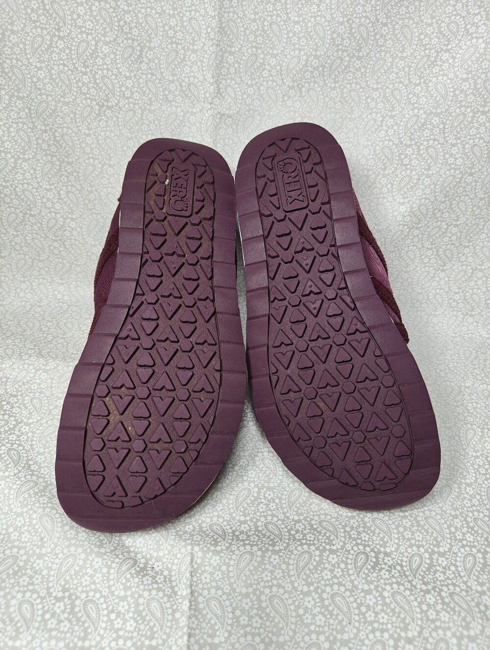 XERO Wynn Minimalist Nylon Athletic Burgundy Sneaker Women's Shoe Sz 5 - Picture 8 of 9